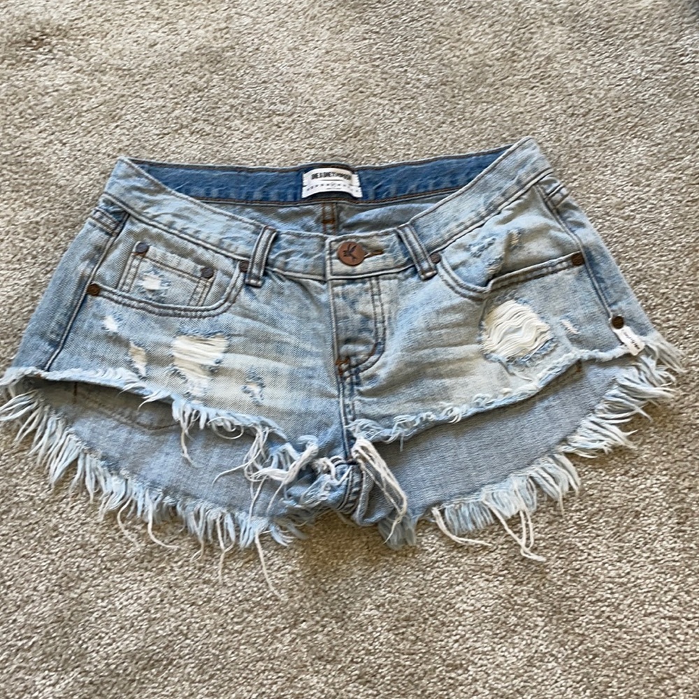 ONE X ONETEASPOON Denim Shorts